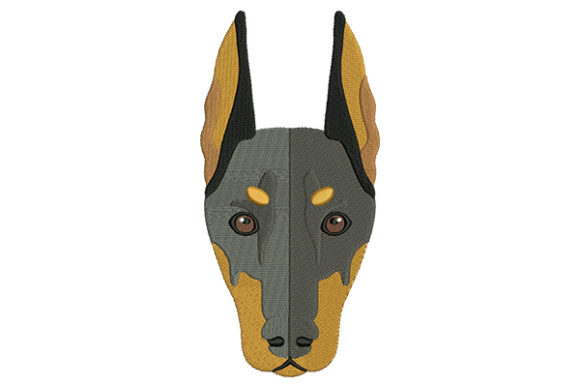 Doberman Face Embroidery Review for Seasonal Projects
