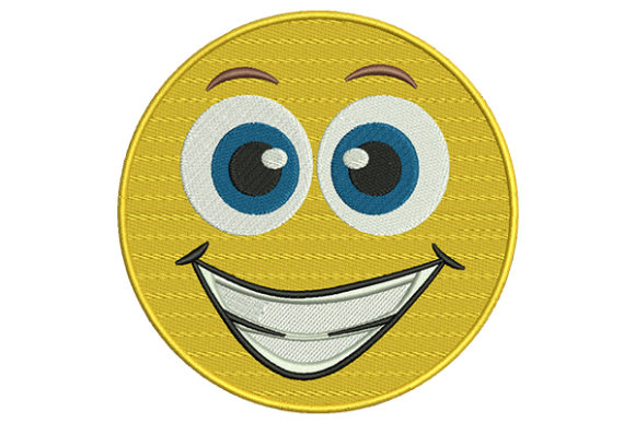 Grinning Emoji Embroidery Review for Boutique Sweatshirts