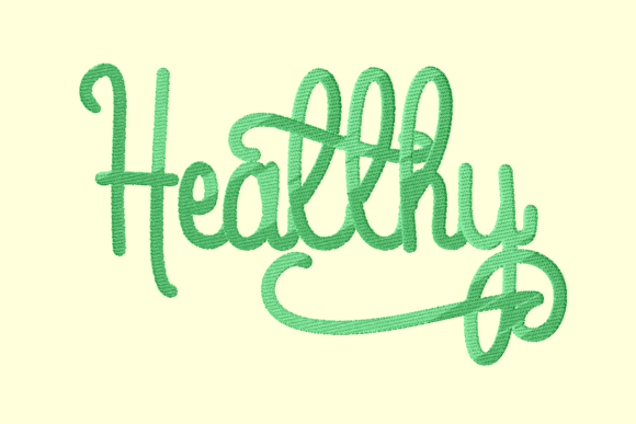 Healthy Lettering Embroidery Review for Seasonal Creations