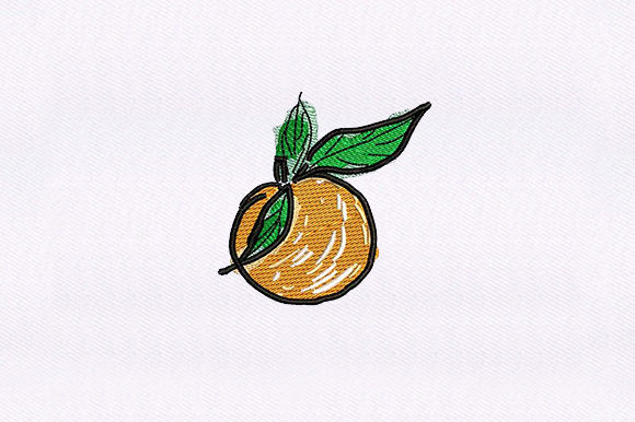 Orange Sketch Embroidery Review for Handmade Gifts